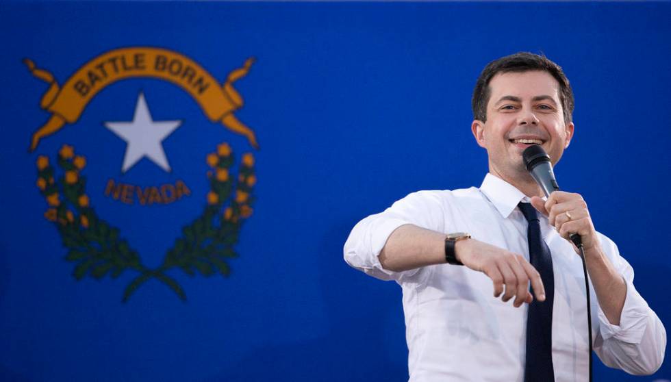 Pete Buttigieg, mayor of South Bend, Indiana, and 2020 presidential candidate, takes questions ...