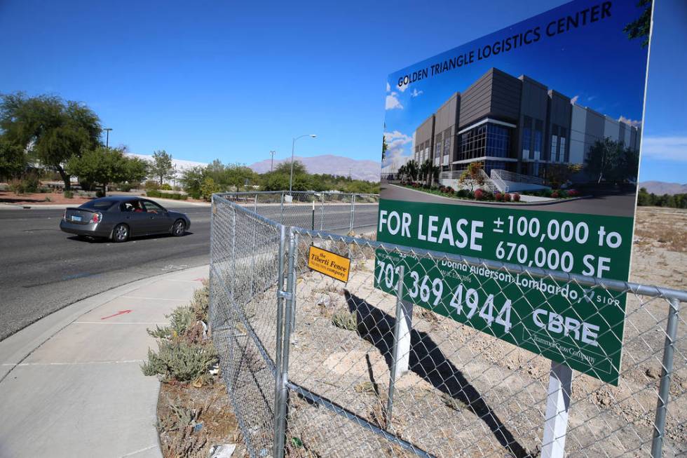 Construction at the intersection of Washburn Road and Statz Street in North Las Vegas, Wednesda ...