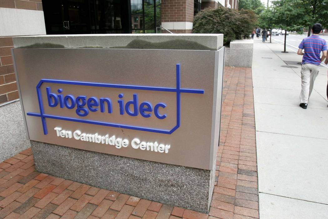 Biogen Idec Inc. headquarters in Cambridge, Mass. Biogen Inc. says it will seek federal approva ...