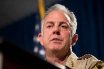 Clark County Sheriff Joe Lombardo. (Erik Verduzco/Las Vegas Review-Journal)