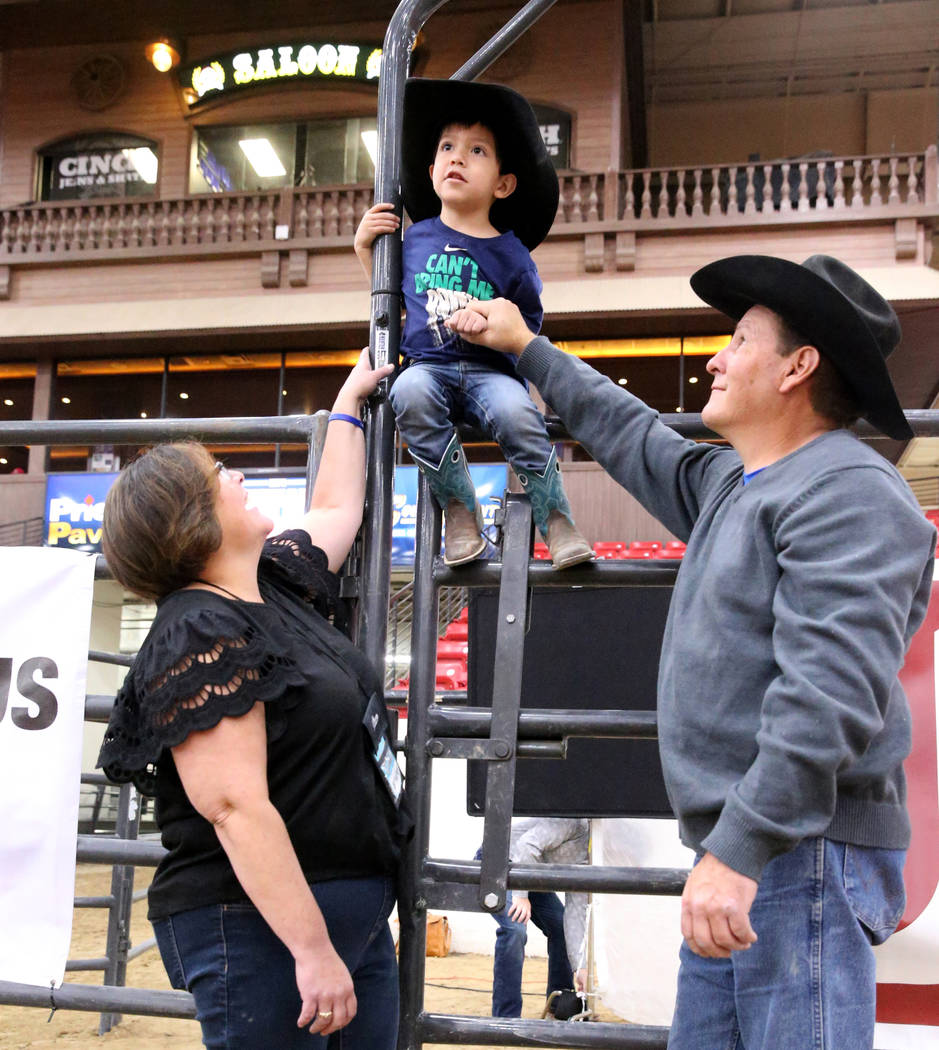 Michelle Armajo and her brother Mike Not Afraid and Mike Not Afraid's grandson, Grayson Spotted ...