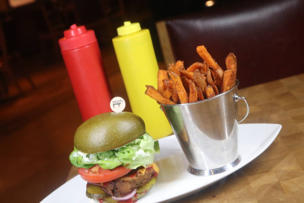 The Tell-Tale Heart Burger at Holsteins Shakes and Buns. (Holsteins Shakes and Buns)