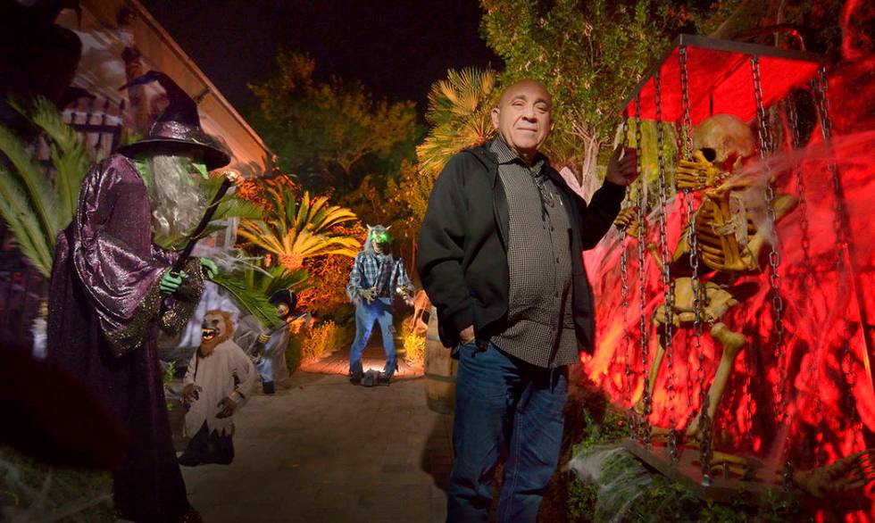 Carmine Vento goes all out with the Halloween decor. (Bill Hughes Real Estate Millions)