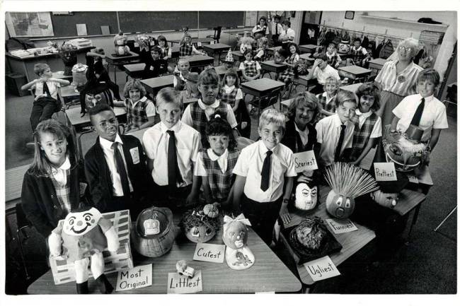 Whose pumpkin is the best in class? You be the judge. (Gary Thompson/Las Vegas Review-Journal)