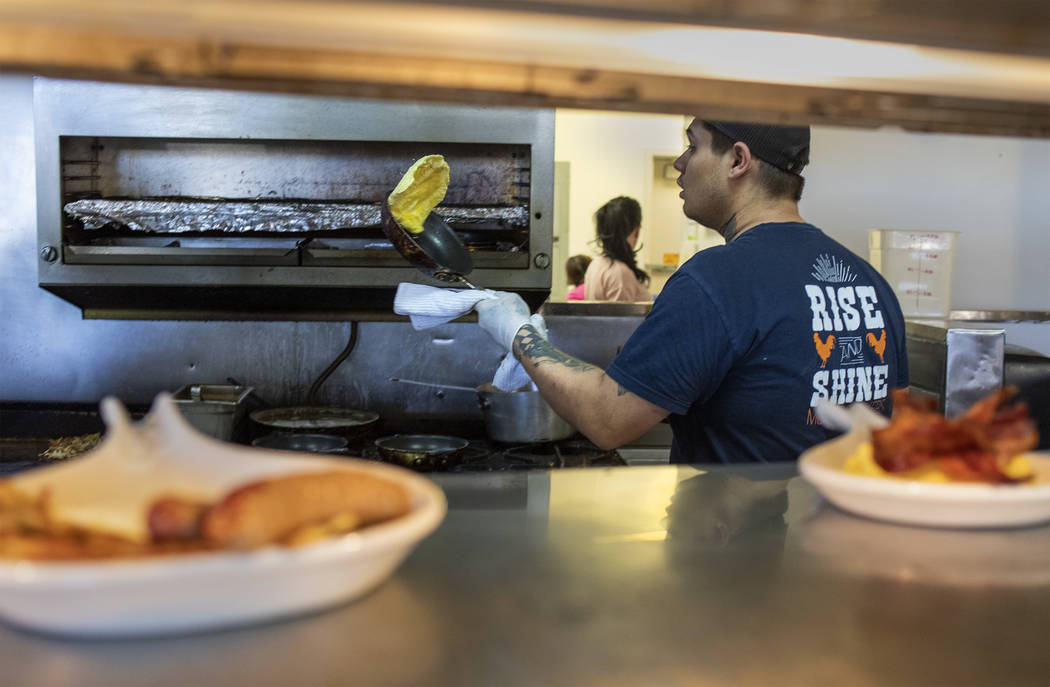 Tyler Frederick, who has been working as a chef at Rise & Shine in the Southern Highlands Marke ...