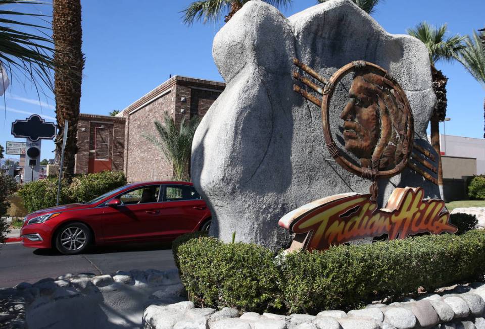 Las Vegas police are investigating a fatal stabbing on Sunday, Oct. 27, 2019, at Indian Hills A ...