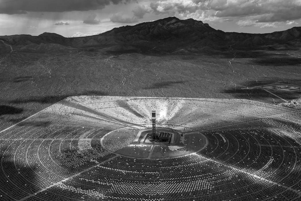 "The Evolution of Ivanpah Solar," featuring photographs by Jamey Stillings. (Springs Preserve)