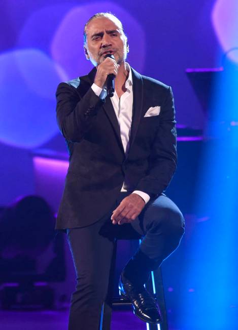 Alejandro Fernandez performs "Y Si Fuera Ella" at the Latin Recording Academy Person ...