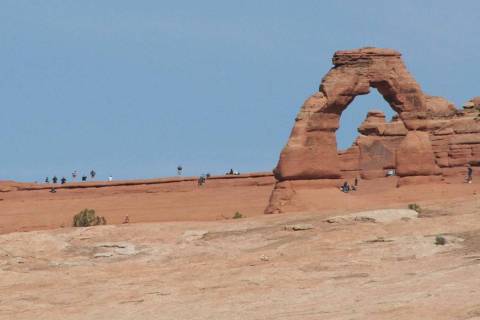 Delicate Arch is one of the most photographed arches in the world. (Deborah Wall/Las Vegas Revi ...