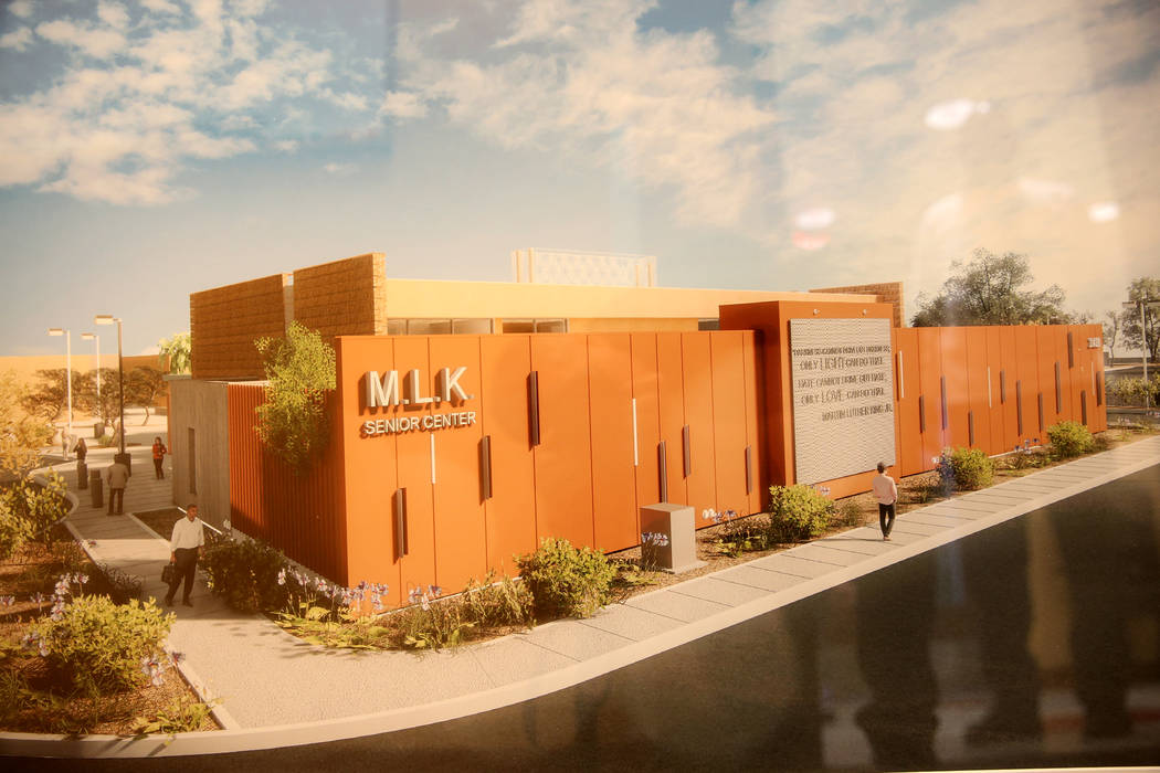 A rendering of the upcoming expansion at Martin Luther King Jr. Senior Center in North Las Vega ...