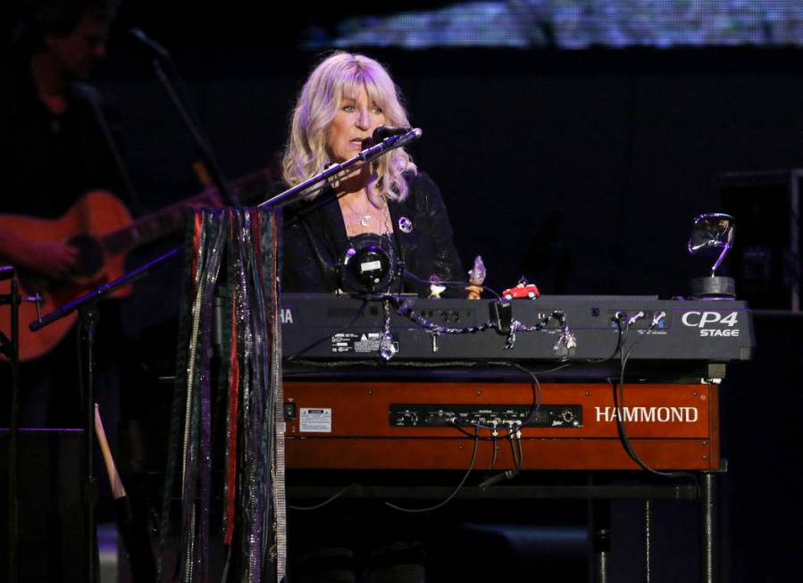 Christine McVie with Fleetwood Mac performs at State Farm Arena on Sunday, March 3, 2019, in At ...