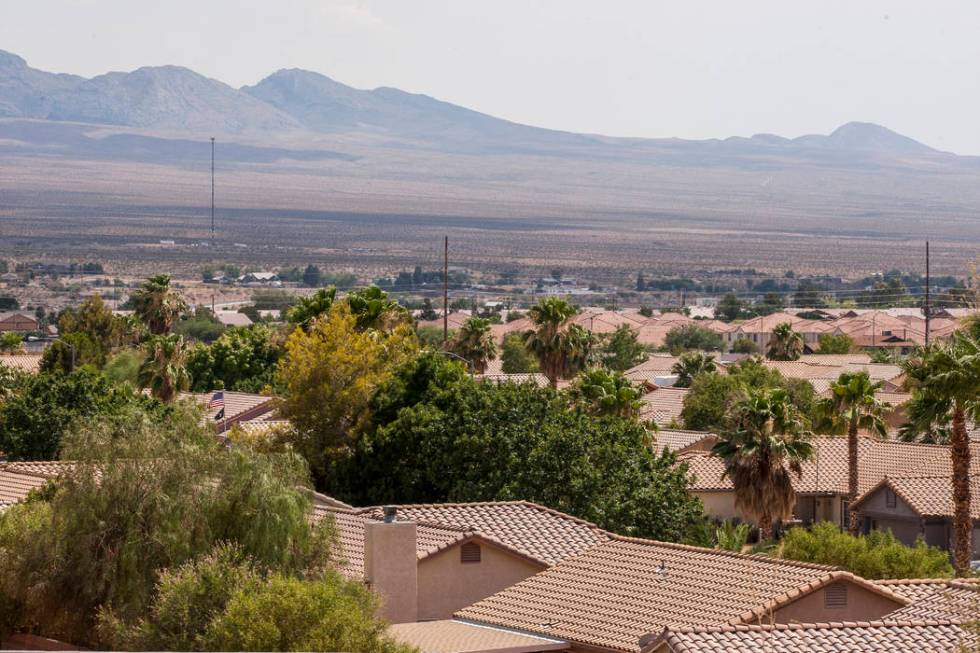 A view of Mesquite from North Grapevine Road. (Las Vegas Review-Journal)