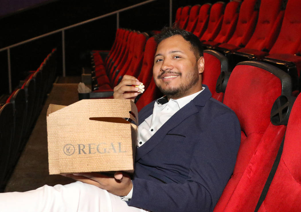 Kris Manzano, founder and director of the Las Vegas Queer Arts Film Festival, poses for a photo ...