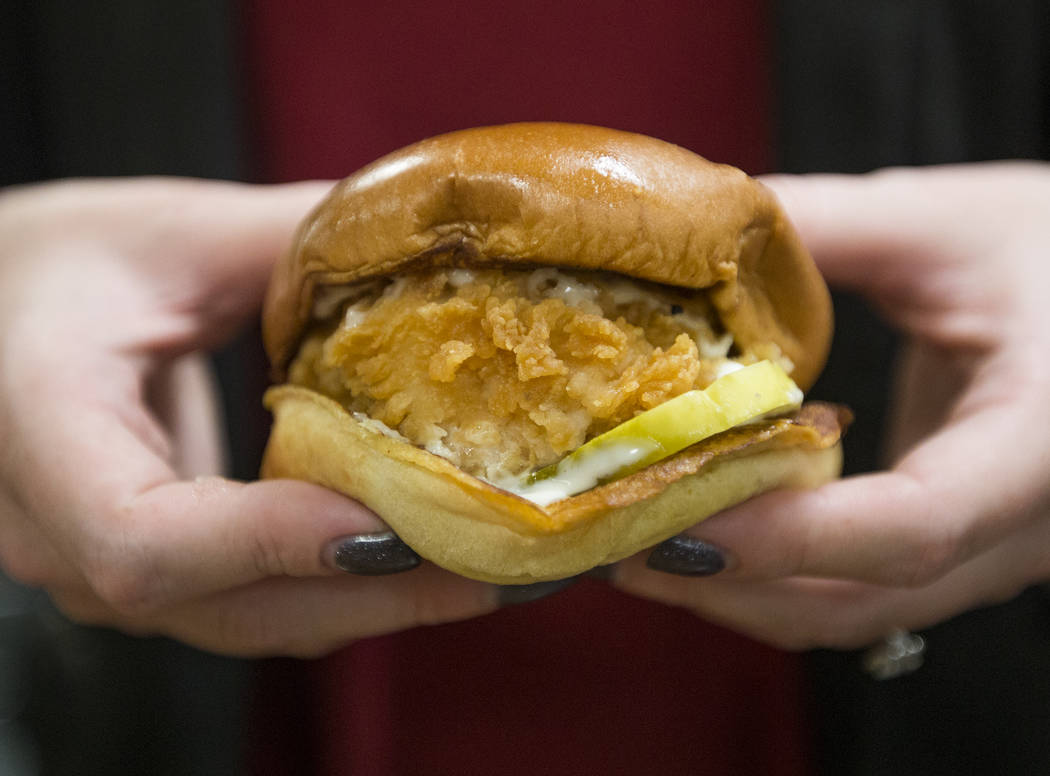 The Popeyes chicken sandwich is back in stock after selling out months ago in Las Vegas, Sunday ...