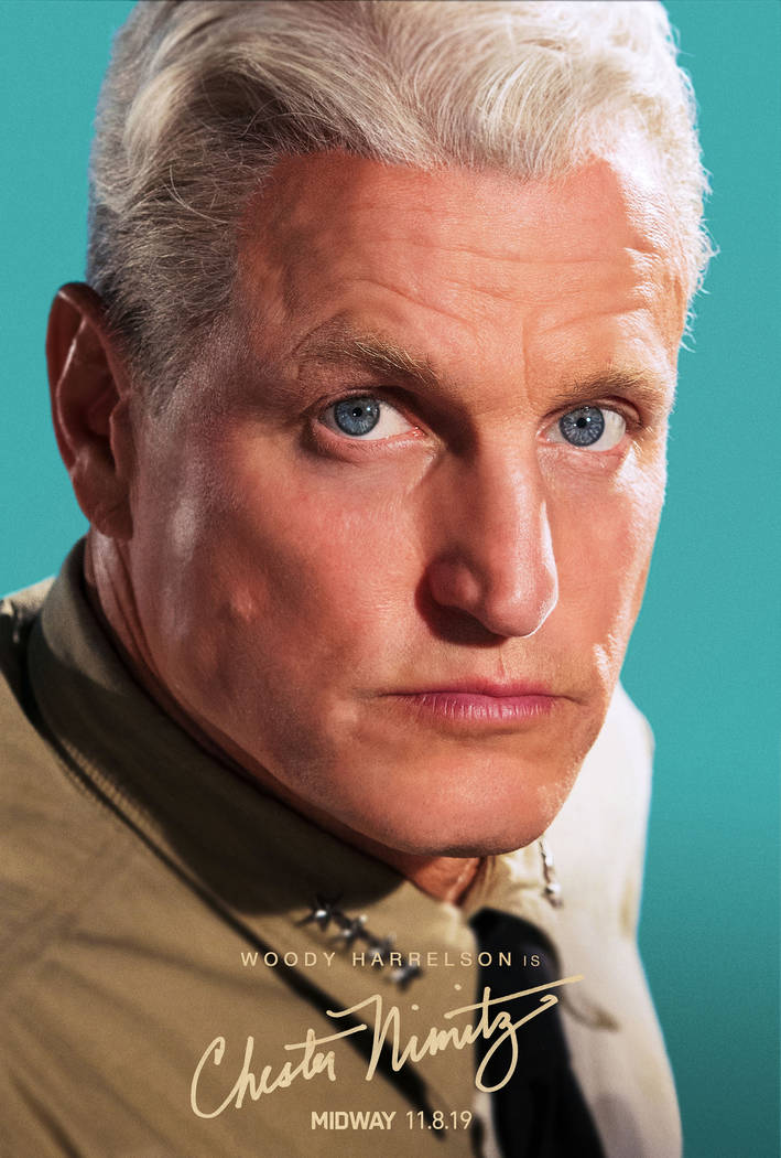 Woody Harrelson stars as Adm. Chester Nimitz in "Midway" (Lionsgate)