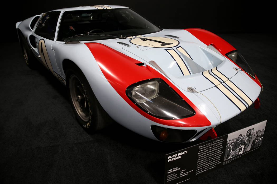 Carroll Shelby's 1966 Ford Mark II at the Shelby Heritage Center in Las Vegas Thursday, Oct. 31 ...