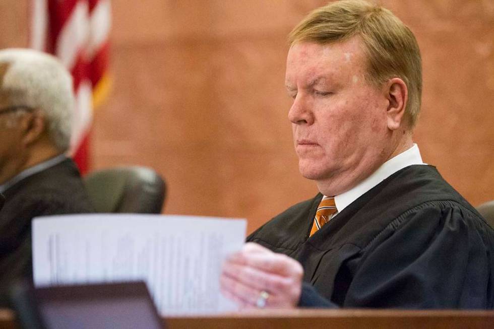 Nevada Supreme Court Justice Mark Gibbons has announced he will not seek reelection to his post ...