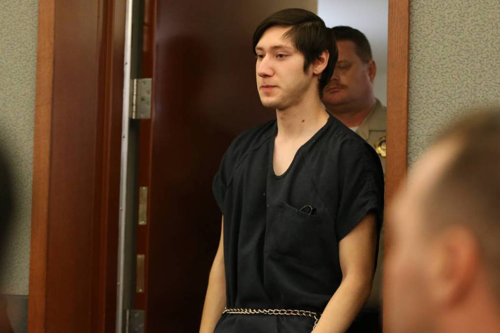 Giovanni Ruiz, accused of raping and killing UNLV student Paula Davis, appears at the Regional ...