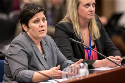 Deonne Contine, left, resigned as director of the state Department of Administration. Contine s ...