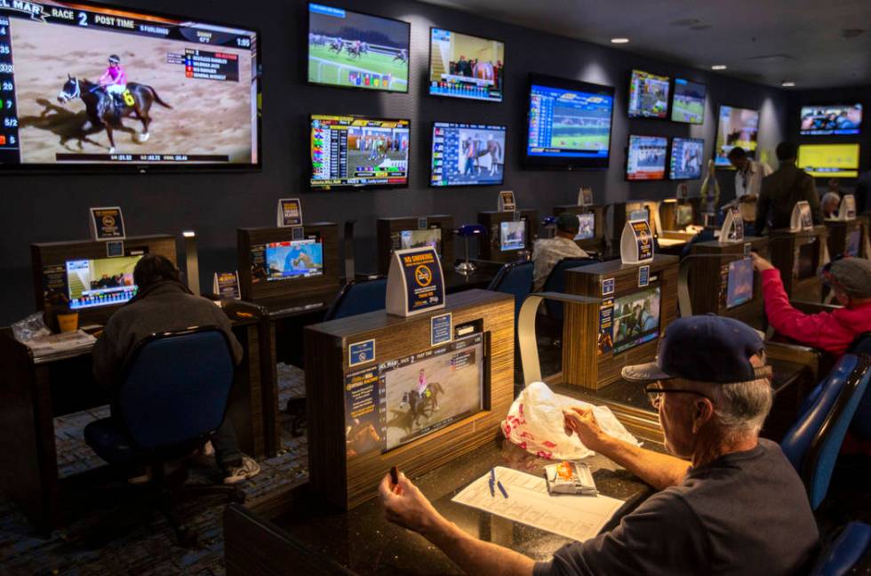 William Hill Race & Sports Book is open for betting on Friday, Nov. 8, 2019, at the Plaza H ...