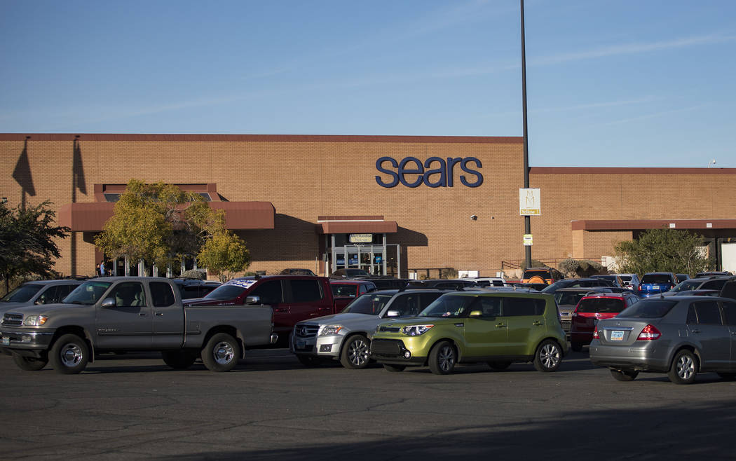 Sears at Meadows Mall in Las Vegas, Monday, Nov. 11, 2019. The company announced it will close ...