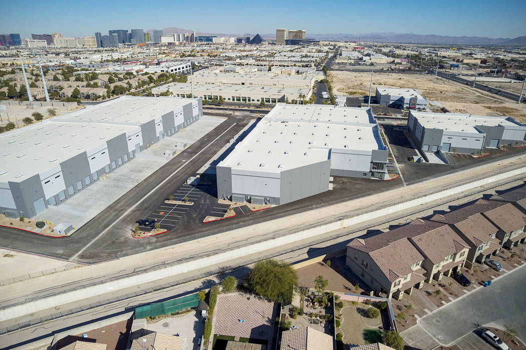 Nevada State Industrial Park near Allegiant Stadium was completed by Brass Cap Development. (Br ...