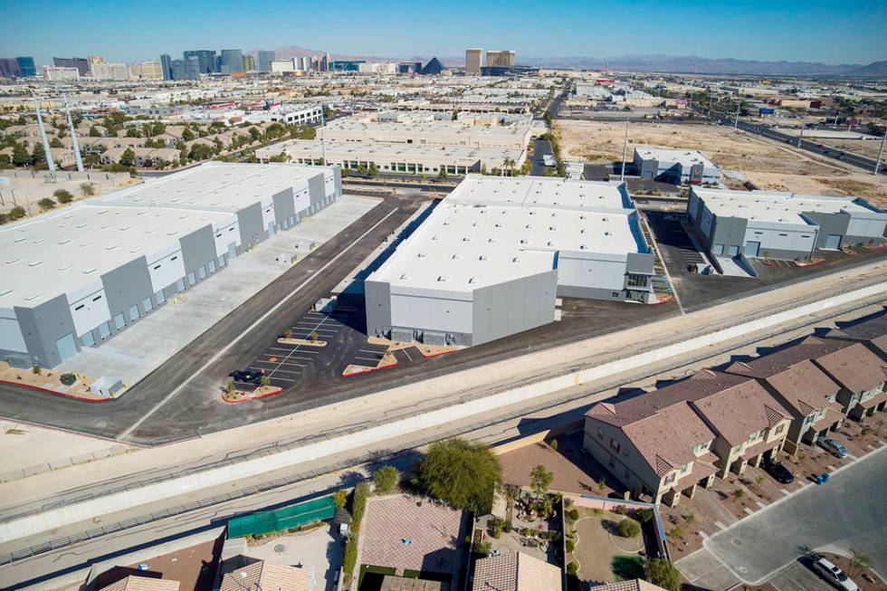 Nevada State Industrial Park near Allegiant Stadium was completed by Brass Cap Development. (Br ...