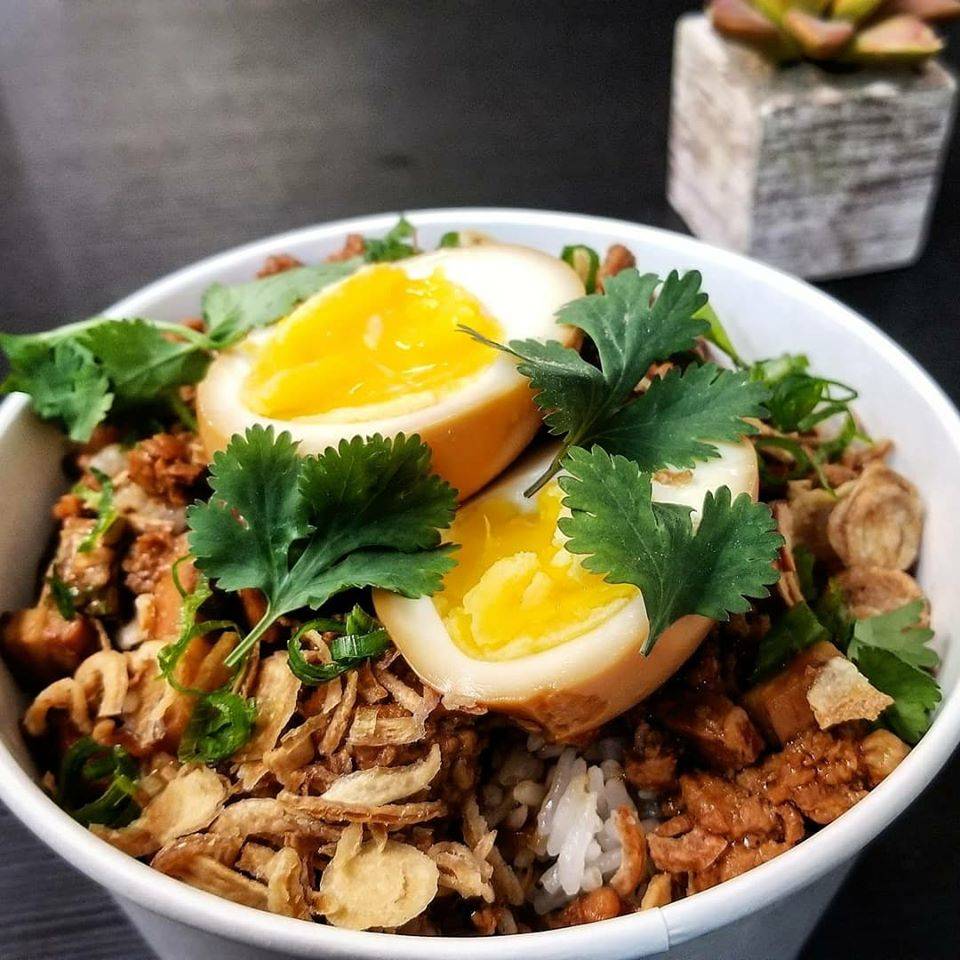 Braised Pork Rice with Soy Egg at Every Grain. (Facebook.com/EatEveryGrain)