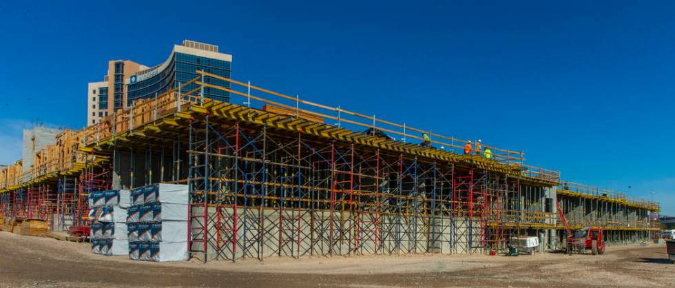 New apartment complex by developer Jonathan Fore currently under construction off of Morgan Cas ...