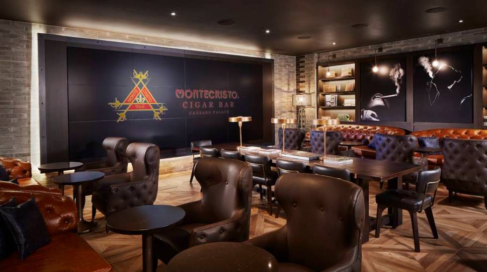 Montecristo Cigar Bar at Caesars Palace offers 247 types and sizes of smokes. (Montecristo Ciga ...