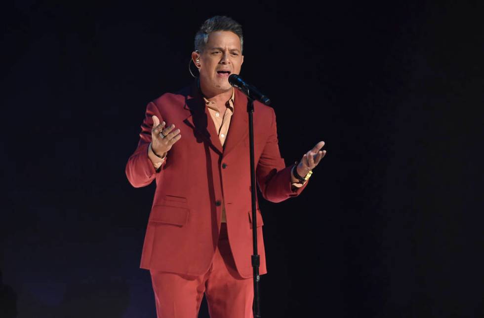 Alejandro Sanz performs "Mi Persona Favorita" at the 20th Latin Grammy Awards on Thur ...