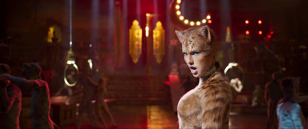 Taylor Swift as Bombalurina in Cats, co-written and directed by Tom Hooper. (Universal Pictures)