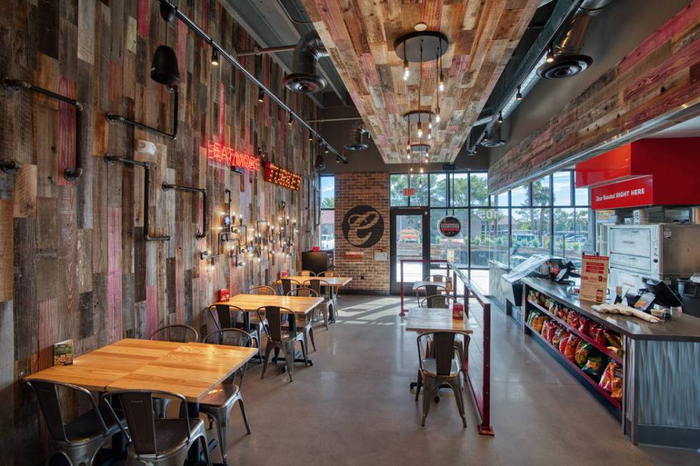 The interior of the new Capriotti's at Lake Mead and Jones boulevards. (Capriotti's)