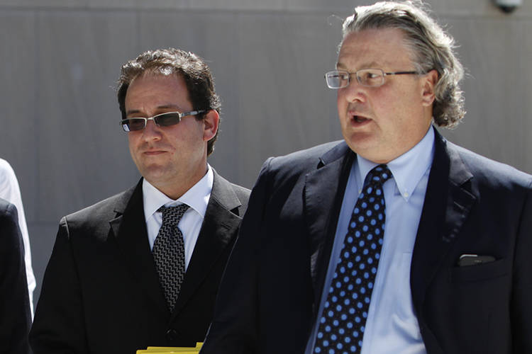 Attorneys Richard Schonfeld, left, and David Chesnoff on Tuesday, Aug. 5, 2014. (Erik Verduzco/ ...