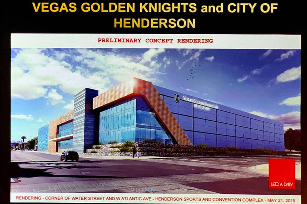 A rendering of Henderson sports and convention complex.(City of Henderson)