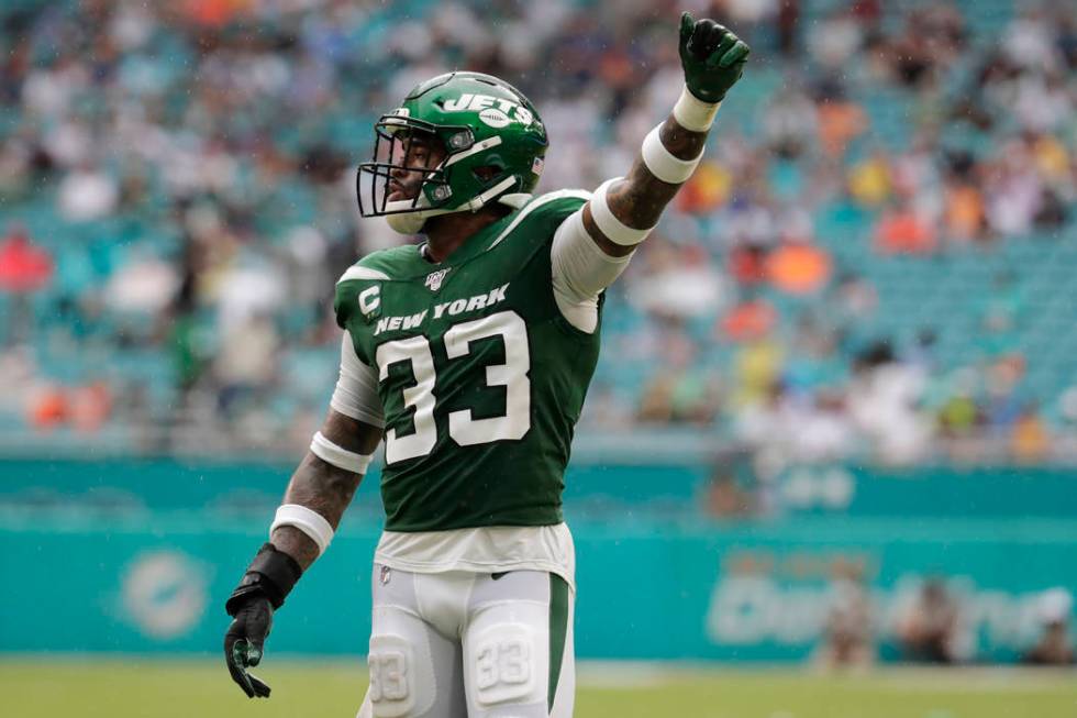 New York Jets strong safety Jamal Adams (33) in action during the first half of an NFL football ...