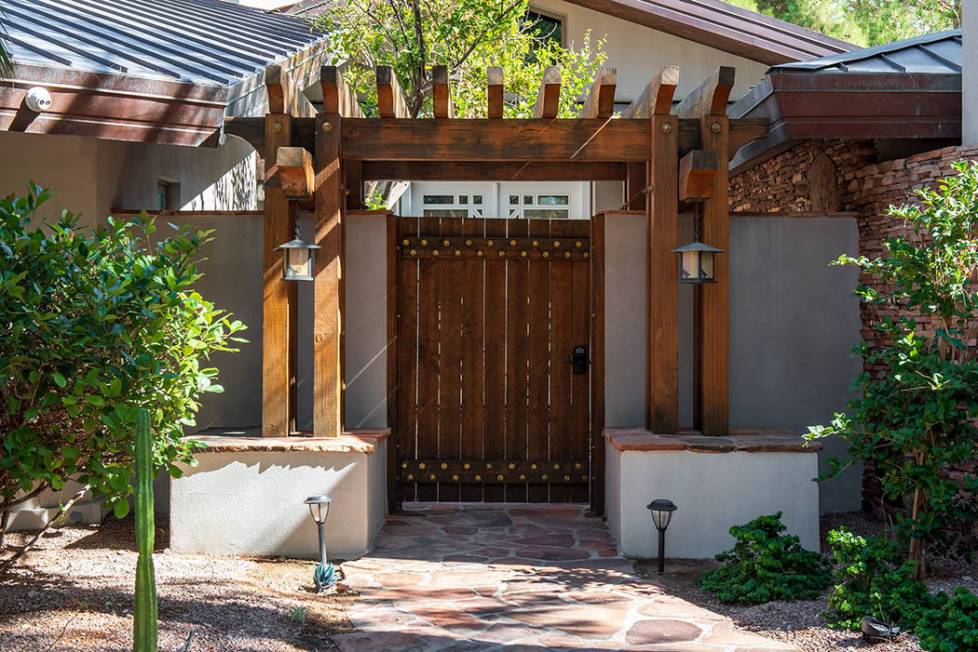 The entrance of the main home. (Simply Vegas)