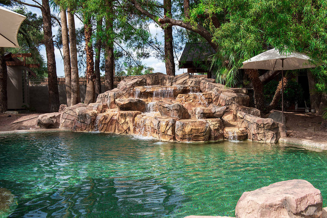 The main house has a pool. (Simply Vegas)