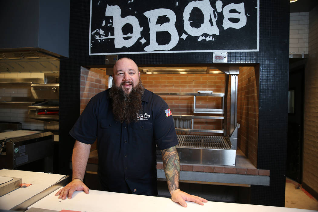 Ralph Perrazzo in his Palace Station restaurant about six weeks before its 2018 opening. It's s ...