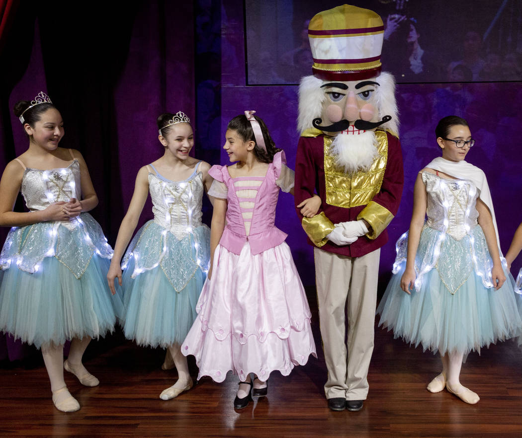 The Nevada Ballet Theatre dancers entertain guests during the Discovery Children's Museum's eig ...