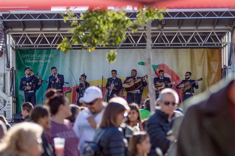 The Las Vegas Tamale & Mariachi Festival brought traditional dance and mariachi music, as well ...