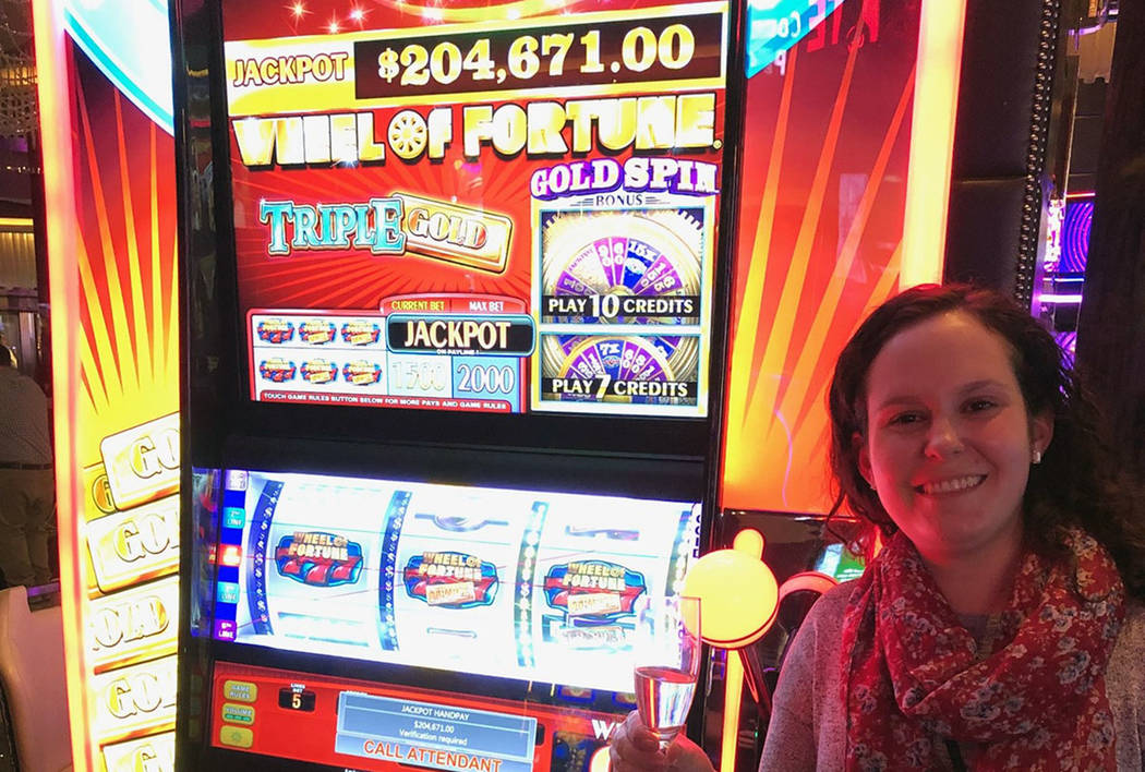 A California woman won a jackpot worth more than $200,000 at The Cosmopolitan of Las Vegas on F ...