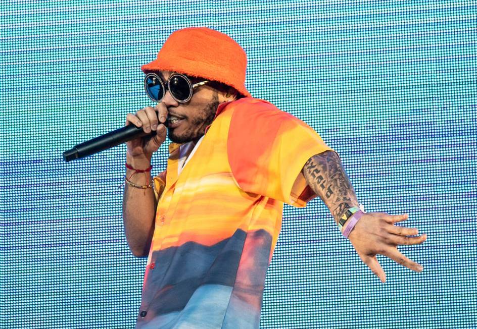 Anderson .Paak performs at the Coachella Music & Arts Festival at the Empire Polo Club on Frida ...