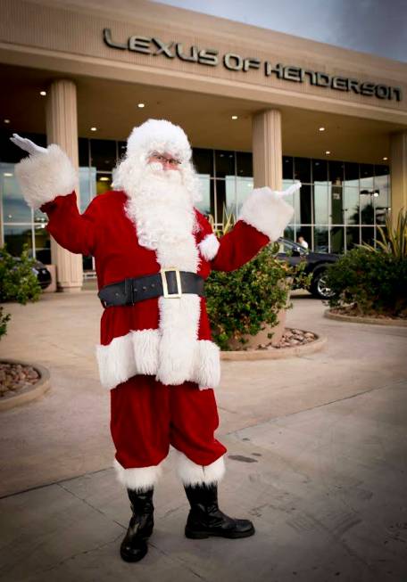 Santa Claus will be parking his sled at Lexus of Henderson Dec. 14. (Lexus of Henderson)