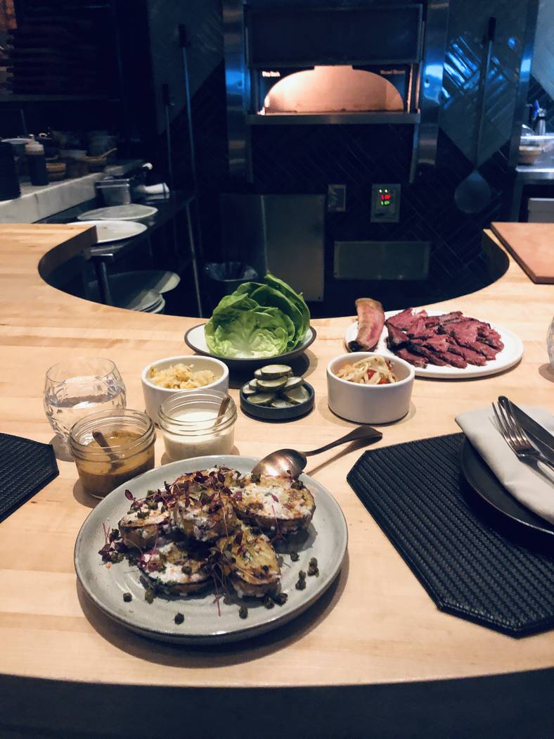 Libertine Social's massive, house-made short-rib pastrami is made to feed four to six people. ( ...