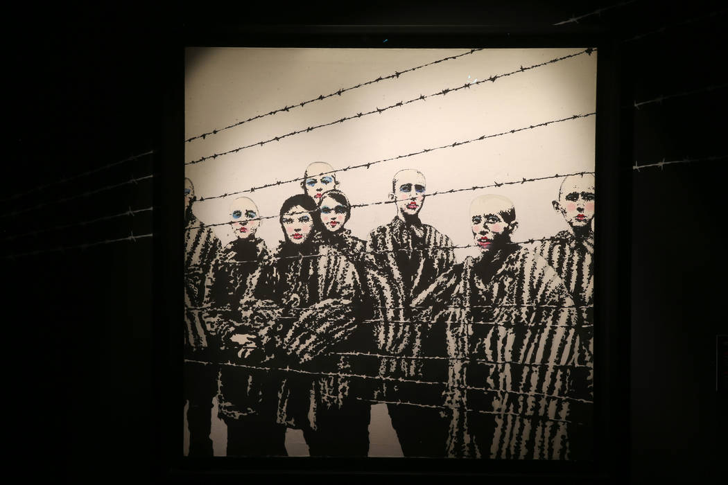 "Holocaust Lipstick" on display in "Banksy: Genius or Vandal" at Immersion ...