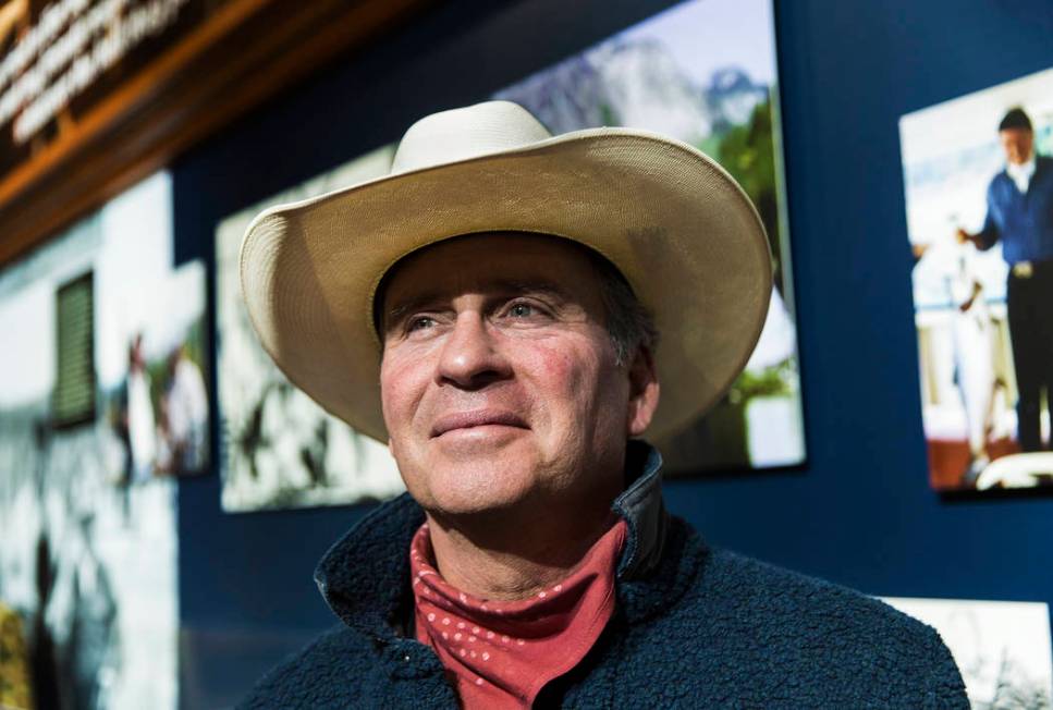 Ethan Wayne, from Newport Beach, Calif., son of film icon John Wayne, at the "John Wayne: ...