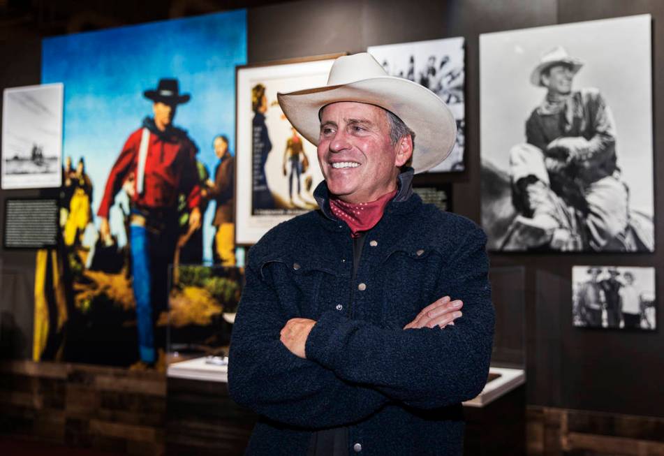 Ethan Wayne, from Newport Beach, Calif., son of movie icon John Wayne, at the "John Wayne: ...