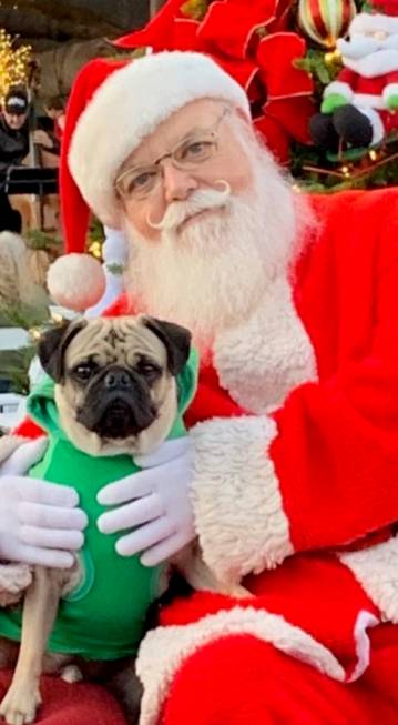 Otis and Santa