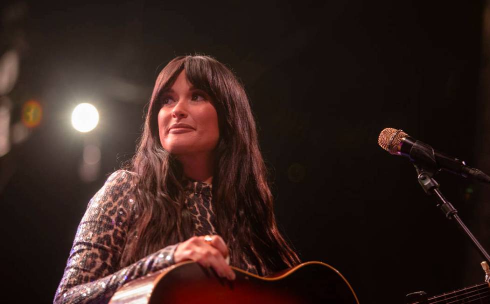 Kacey Musgraves smiles as the crowd cheers for her at Intersect Festival on Friday, Dec. 6, 201 ...